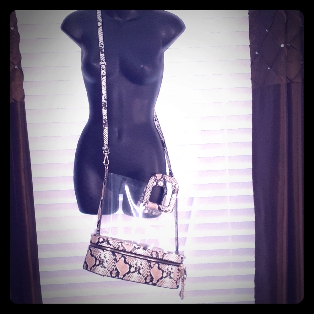 Snake skin look Purse- INC International